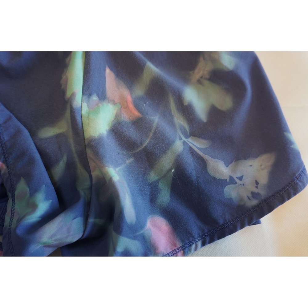All In Motion Girls Blue Floral Athletic Shorts with Liner Size S 6/6X - Picture 4 of 6